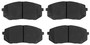 Juego de pastillas de freno TRW GDB3530 137,8mm 61mm