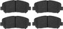 Juego de pastillas de freno TRW GDB3562 142mm 61,2mm