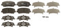 Juego de pastillas de freno TRW GDB3562 142mm 61,2mm
