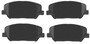 Juego de pastillas de freno TRW GDB3582 141mm 60mm