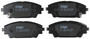Juego de pastillas de freno TRW GDB3592 141,8mm 55,8mm