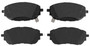 Juego de pastillas de freno TRW GDB3598 134,2mm 57,1mm