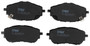 Juego de pastillas de freno TRW GDB3598 134,2mm 57,1mm