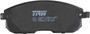 Juego de pastillas de freno TRW GDB3616 137,2mm 53mm