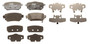 Juego de pastillas de freno TRW GDB3617 103,7mm 44,9mm
