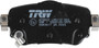 Juego de pastillas de freno TRW GDB3617 103,7mm 44,9mm