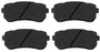 Juego de pastillas de freno TRW GDB3636 93,1mm 37,7mm