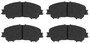 Juego de pastillas de freno TRW GDB3648 142mm 59,8mm