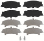 Juego de pastillas de freno TRW GDB3648 142mm 59,8mm