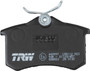 Juego de pastillas de freno TRW GDB823 87mm 52,9mm