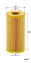 Filtro de aceite MANN-FILTER HU 618 x 113mm 24mm