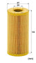 Filtro de aceite MANN-FILTER HU 618 y 113mm 24mm