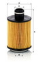 Filtro de aceite MANN-FILTER HU 7004/1 x 105mm 64mm
