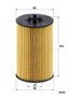 Filtro de aceite MANN-FILTER HU 7020 z 104mm 65mm