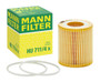 Filtro de aceite MANN-FILTER HU 711/4 x 74mm 31mm