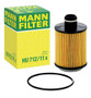 Filtro de aceite MANN-FILTER HU 712/11 x 105mm 64mm