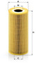 Filtro de aceite MANN-FILTER HU 951 x 169mm 36mm
