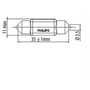 Bombilla, luz de entrada PHILIPS 11854CU70X1 12V 1W