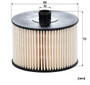 Filtro combustible MANN-FILTER PU 1018 x 73mm 15mm