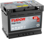 Vista frontal y superior de batería TUDOR TA640