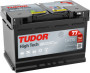 Batería Tudor TA770 con bornes visibles
