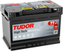 Batería de arranque TUDOR TA770 12V 77Ah