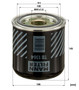 Cartucho del secador de aire, sistema de aire comprimido MANN-FILTER TB 1364 x 145mm 136mm