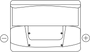 Esquema de dimensiones de la batería TB602
