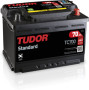 Batería de arranque Tudor TC700 en perspectiva