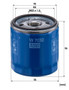 Filtro de aceite MANN-FILTER W 7030 79mm 76mm