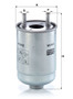 Filtro combustible MANN-FILTER WK 9012 x 177mm 98mm