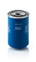Filtro MANN-FILTER azul con parte superior visible