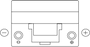 Esquema de dimensiones de la batería TB954