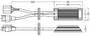 Kit de cables eléctricos ams-OSRAM LEDSC04-2HB 15W 168g