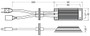 Kit de cables eléctricos ams-OSRAM LEDSCT10-2HB 20W