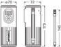 Probador, cargador aire neumáticos ams-OSRAM OTIR2000 0,638kg 170mm