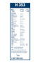 Limpiaparabrisas BOSCH 3 397 004 631 350mm