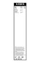 Limpiaparabrisas BOSCH 3 397 009 034 650mm 650mm