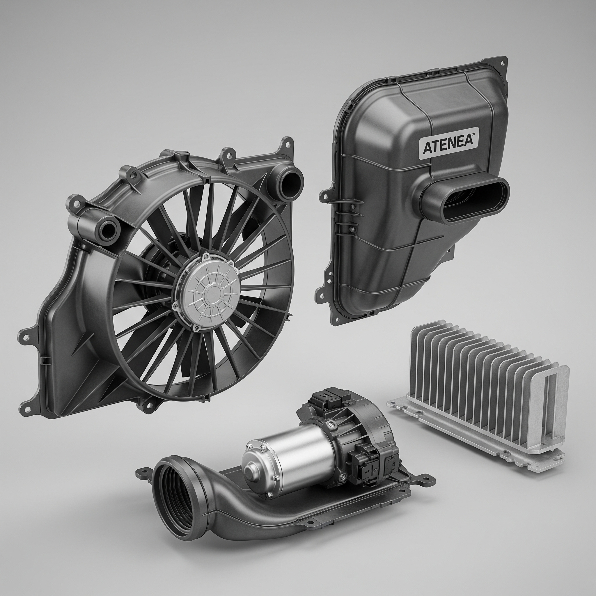 Ventilador piezas