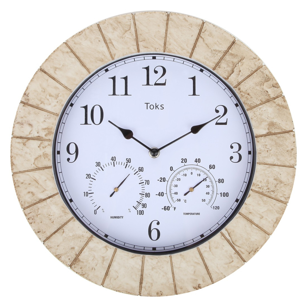 Lily's Home Minimalist LED Clock with 3 Adjustable Brightness Levels