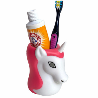 Negj Silicone Toothbrush HolderHome Fun Kids Animal Bathroom Organizer Pencil Cup Cute Organizer for Your Bathroom! Perfect Toothbrush Holder for