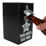 Lily's Home Hilarious Beer Cap Opener with Shadow Box Caps Holder, Dad This One's for You!, Makes the Ideal Gift for the Happy Beer Lover, A Great Father's Day and Christmas Gift for Him