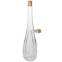 Lily's Home Glass Olive Oil and Vinegar Dispenser, A Beautiful Addition to Any Kitchen and Dinnerware Set (15 Ounces & 10 Ounces)