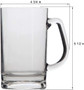 Lily's Home Tritan Acrylic Unbreakable Shatterproof Classic Beer Mug - 16 ounces Outdoor Beer Mugs (Set of 4)