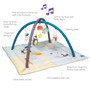 Taf Toys North Pole 4 Seasons Baby Play Mat and Infant Activity Gym with Music & Light. Thickly Padded Developmental Playmat, for Newborns and up. Designed to Encourage Baby’s Senses Development