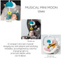 Taf Toys Musical Mini Moon, On-The-Go Pull Down Hanging Music and Lights Infant Toy | Parent and Baby’s Travel Companion, Soothe Baby, Keeps Baby Relaxed While Strolling, for Newborns and Up