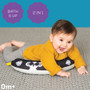 Taf Toys 2 in 1 Tummy-Time Soft Baby Developmental Pillow for 0-5 Months, Newborns and Infants Fun Play Time on Tummy