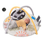 Taf Toys Savannah 360° Activity Gym with Music & Light & 20 Playful Activities, Thickly Padded with Soft Mat and a Unique “Crinkle Toy” for a Variety of Body Positioning for Newborn and Up