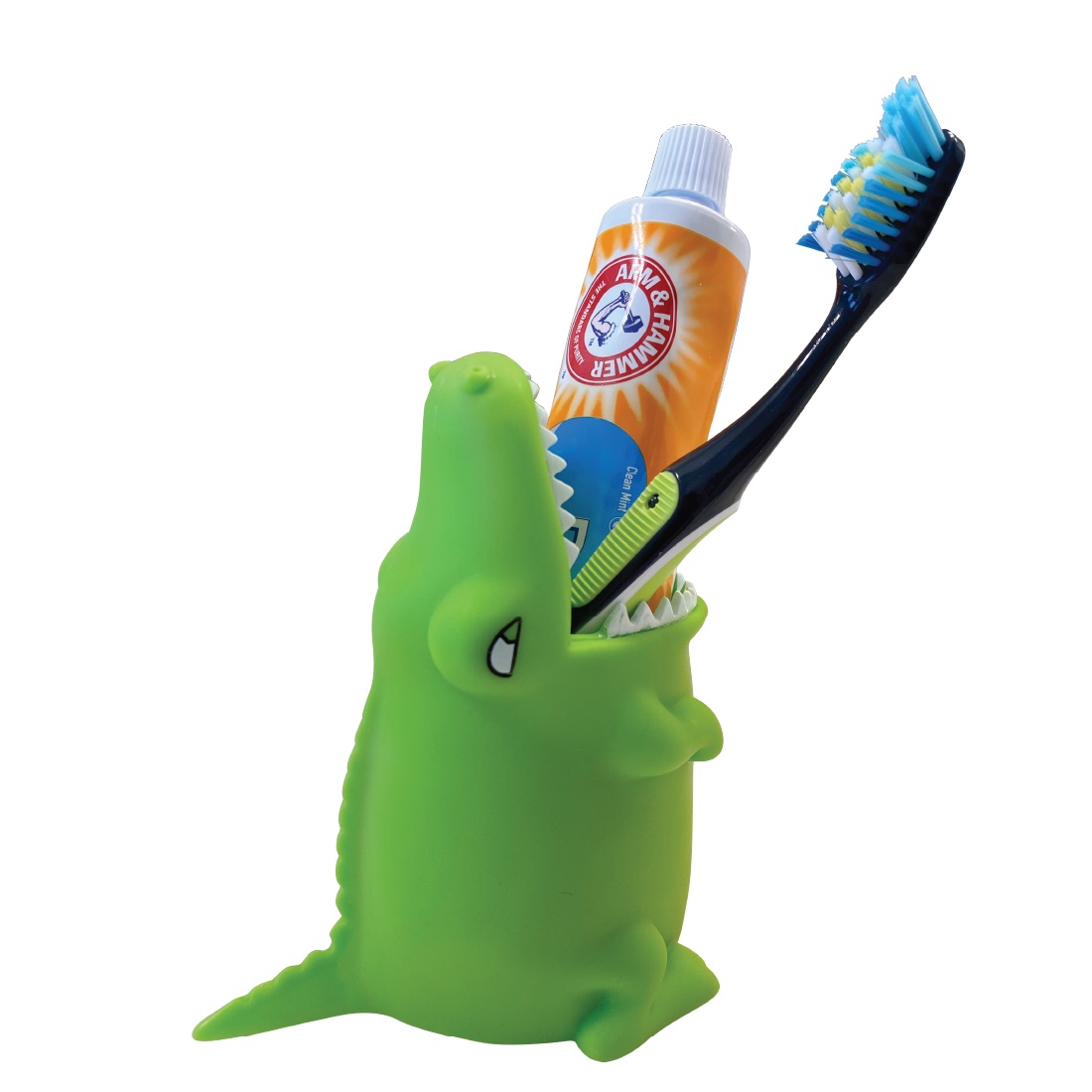 NEGJ Silicone Toothbrush HolderHome Fun Kids Animal Bathroom Organizer  Pencil Cup Cute Organizer For Your Bathroom! Perfect Toothbrush Holder For  Children Helps Kids Love Brushing 