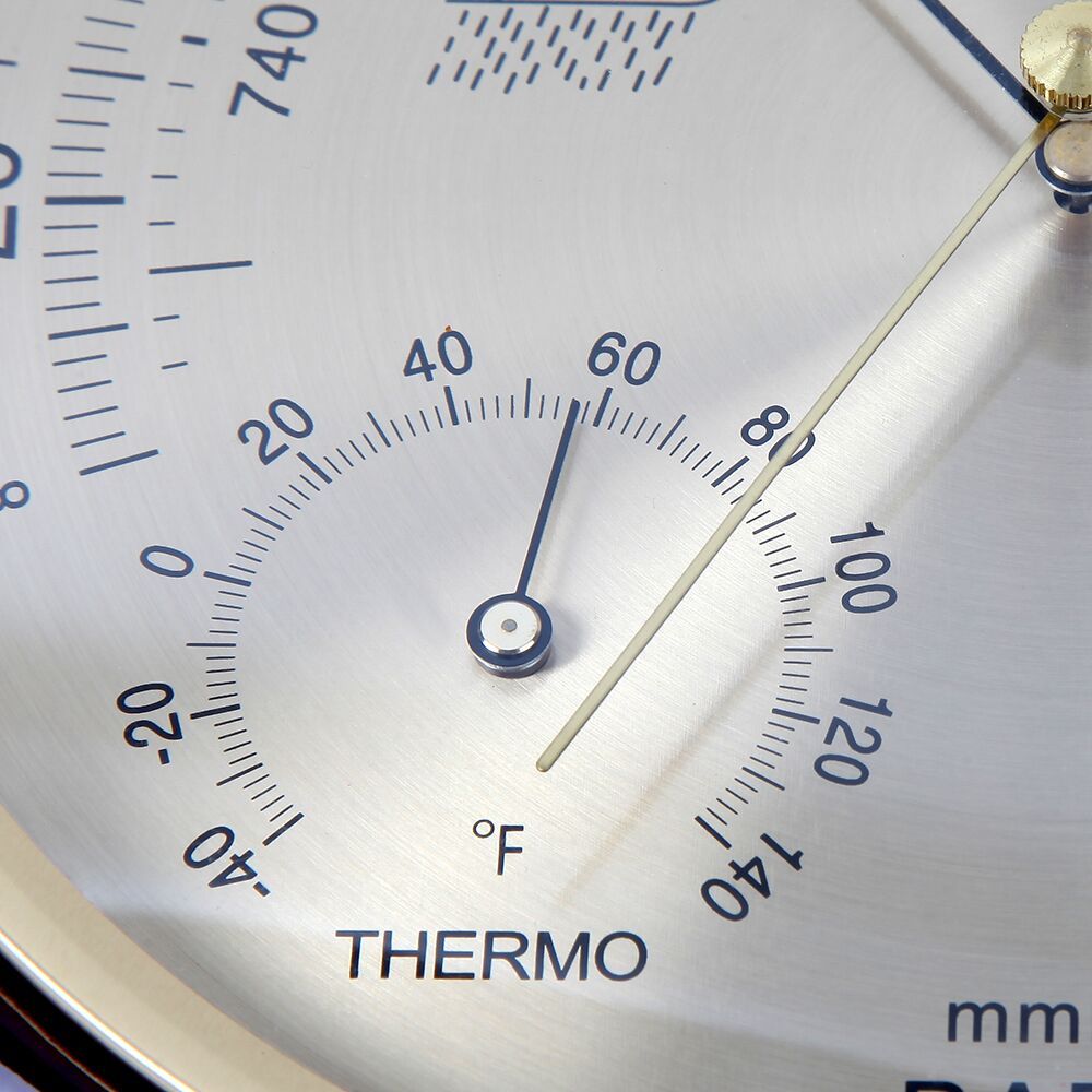 3-in-1 Wall Mount Weather Station - Thermometer, Hygrometer, Barometer With Weather Forecast
